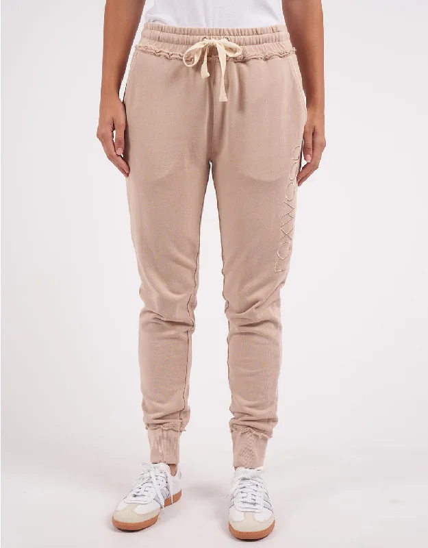 women's pleated pants -Simplified Pant - Oatmeal