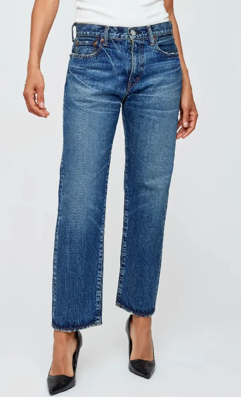 elegant pants for women -Moussy Jessamine HR Boy