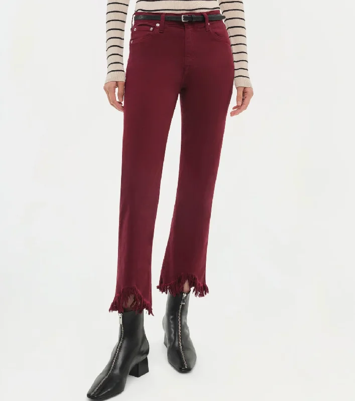 ankle-length trousers for women -Simkhai River HR Jean