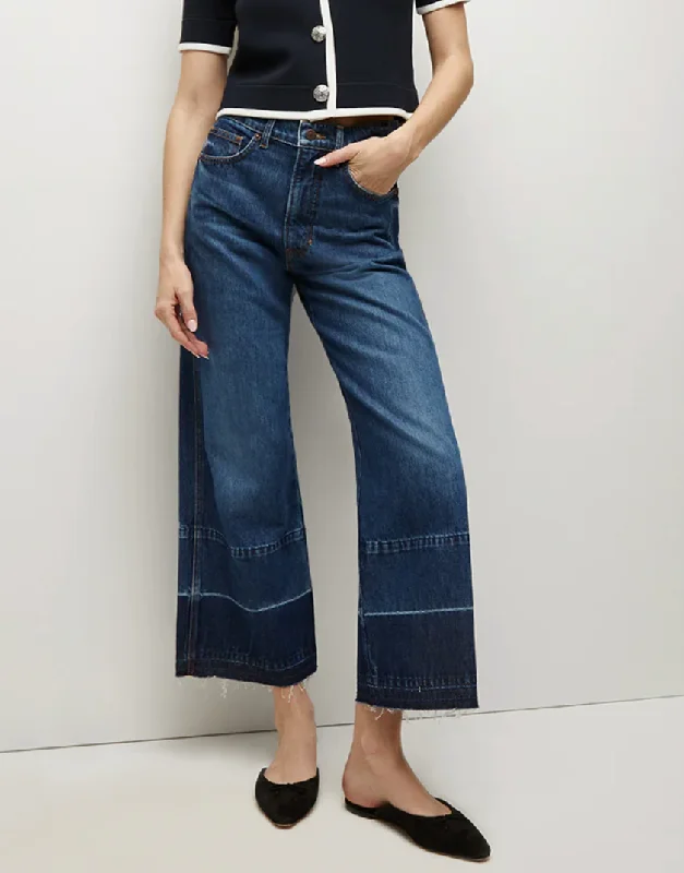 bell-bottom pants for women -VB Taylor HR Crop Wide